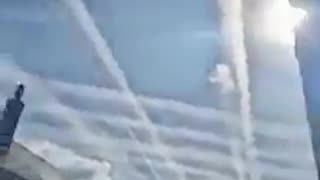 Spraying a lot of chemtrails this season time to ban the chemtrails