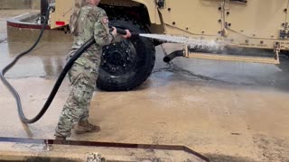 Military Truck Washing Fail