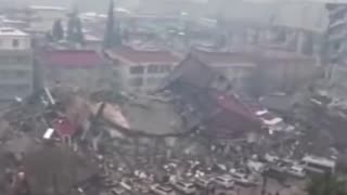 #3 Turkey earthquake drone footage