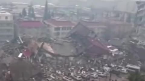 #3 Turkey earthquake drone footage