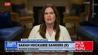 “The Democrats have failed you.” Sarah Huckabee Sanders responds to Biden SOTU