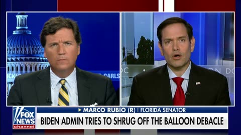 Rubio on Tucker: "We are now engaged…in a full scale geopolitical competition with the Chinese."