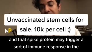 No stem cells accepted from the vaxxed