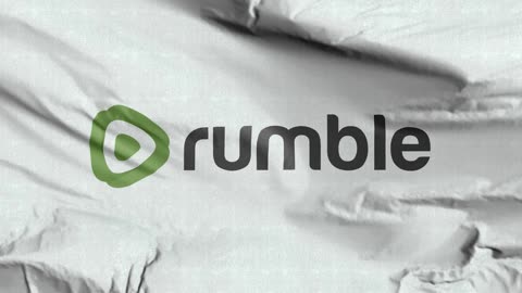 Rumble Logo Flag Waving Background Motion Graphic Loop Animation Screensaver Wallpaper