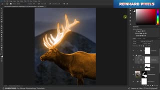 Photoshop Tutorial - The Magical Reindeer