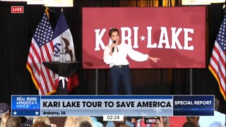 KARI LAKE TOUR TO SAVE AMERICA.