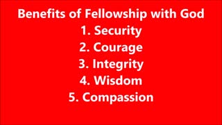 Godliness | Benefits of Fellowship with God - RGW Teaching