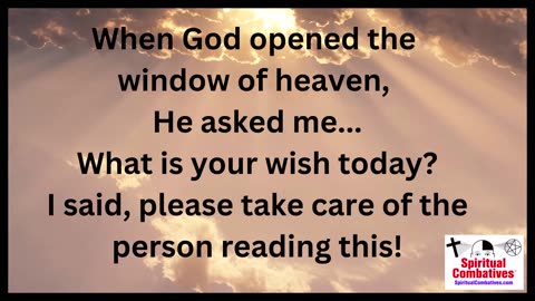 When God Opened the Window of Heaven