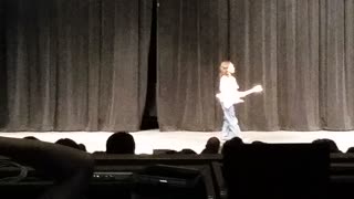 David's elementary school talent show