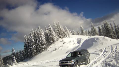 Snow Wheelin in the Mountains