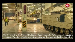 U.S. sends 60 Bradley Fighting Vehicles to Ukraine (Video)