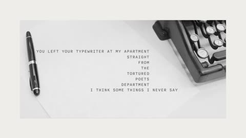Taylor Swift - The Tortured Poets Department (Official Lyric Video)