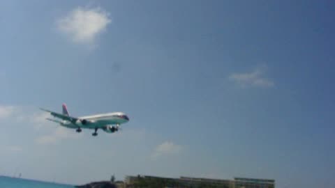 St. Maarten landing