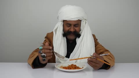 Tribal People Try Spicy Ramen Noodles Challenge