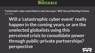 Cyber Attack | Klaus Schwab | World Economic Forum predicts catastrophic cyber attack