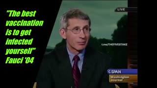 Anthony Fauci discussing Natural Immunity ~ C-SPAN in 2004