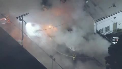 Meth Lab On Fire In Los Angeles