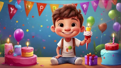 Happy Birth Day | Best English Poems and Rhymes Learning for Kids