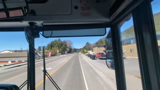 On the bus going through Sikta, Alaska returning to Carnival Miracle 2/25/2024