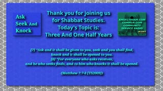 Three And One Half Years Shabbat Study