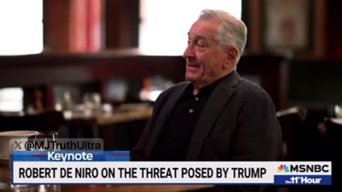 Robert De Niro is Watering at the Mouth that Trump Could be Placed in Jail