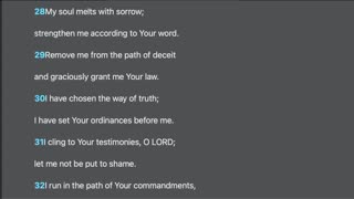 Psalm 119:25-48