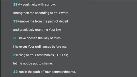 Psalm 119:25-48