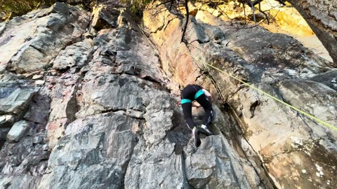 90. Real Rock! Wyndcliff Quarry with the Oxford University Mountaineering Club Feb24 Part 2