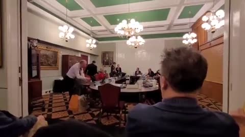 The citizens of Colchester interrupt a council meeting to protest about the 15 minute city plan and NET ZERO policies being pushed on them without their consent!