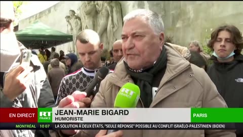La colère de Jean-Marie Bigard à une manifestation contre le pass sanitaire Covid 19 Plandémie