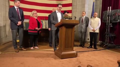 Adam Lloyd Johnson Speaks at Religious Freedom Press Conference with Governor Pete Ricketts