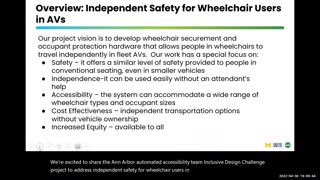 Inclusive Design Challenge - May Mobility