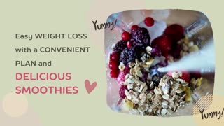 Easy weight loss with a delicious smoothies - REVIEW