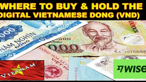 Where to Buy & Hold Digital Vietnamese Dong VND. Currency Wealth Transfer. Wise multicurrency Acct.