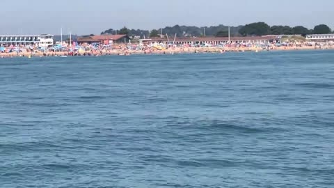 Shakti - Approaching Poole Harbour Entrance