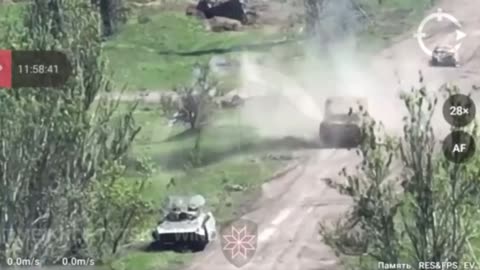 Russian APC Takes a Direct Hit and Flames Out(Incredible Footage)