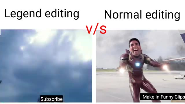 Legend editing vs Normal editing_Next Level editing_Normal editing vs legend editing