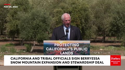 California & Tribal Officials Sign Expansion Agreement For Berryessa Snow Mountain National Monument