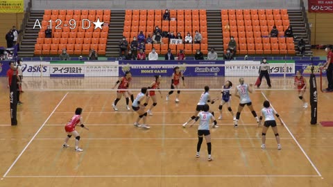 20230129 V-league AGEO vs DENSO Court End View