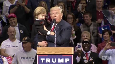 Meet 'Baby Trump,' The Tot Who Stole the Show at Trump Rally