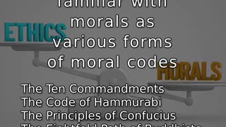 ETHICS VS MORALS - Short