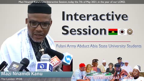 Mazi Nnamdi Kanu's Interactive Session + ABIA Students k1dnapped