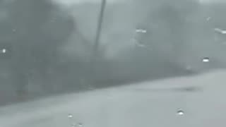 Large Tornado crossing Bear Creek Pike in Columbia, TN