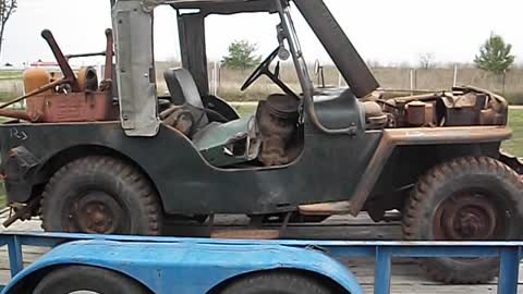 1948 Willys CJ2A Farm Jeep, Day 1