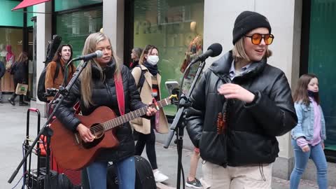 Young girls AMAZING DUET of Dolly Parton Jolene - Allie Sherlock cover & Zoe Clarke