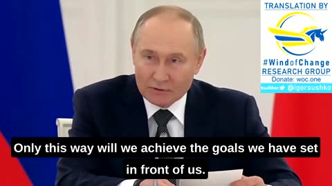 Putin ordered to mobilize the entire country of Russia , both civilian and military,29-05-2024