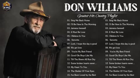 Don Williams - Best Of Songs Don Williams | Don Williams Greatest Hits [Full Album] HD