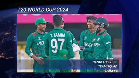 ICC- Men's- T20- World Cup- 2024- Top- 10- Teams- Squad