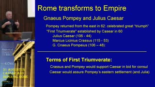 31. Augustus Caesar and Imperial Rome