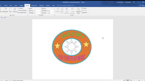 How to create a logo by using ms word